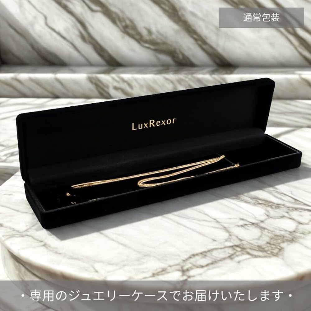 Amazon | [LuxRexor] K18 18金 中空喜平ネックレス（2面カット